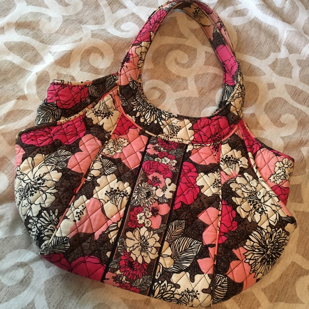 Vera Bradley Mocha Rouge Purse